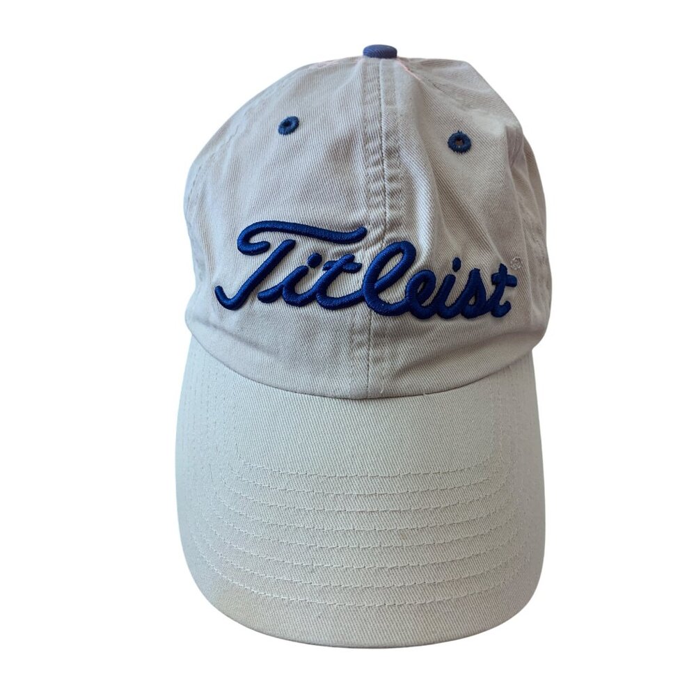 10.  Baseball Cap Titleist Blue Embroidered